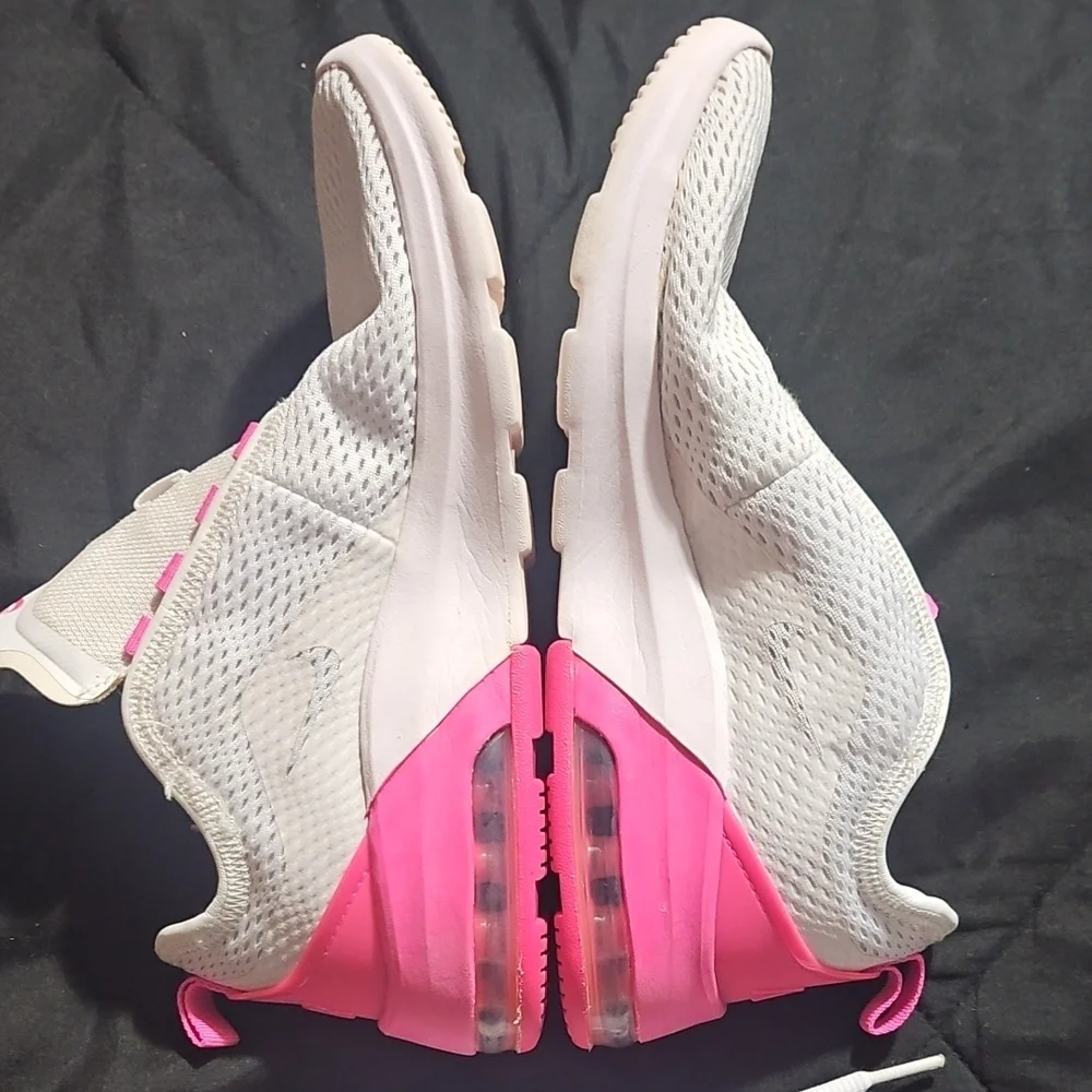 Nike White and Pink Athletic Slip-Ons - Picture 3 of 7